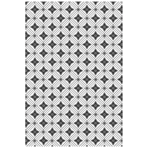 Sizzix Multi Level Textured Impressions Embossing Folder By Tim Holtz - 666867 Vault Diamonds