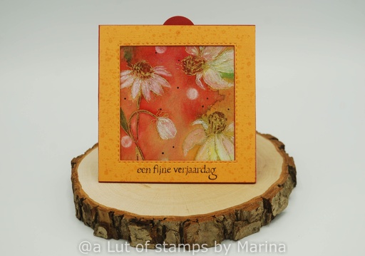 a Lut of stamps Wood Stamp - aLos010Sm Een fijne verjaardag