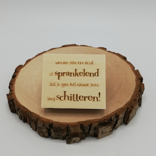 a Lut of stamps Wood Stamp - aLos118 Wensen voor een kerst Wensen voor een kerst z√≥ sprankelend