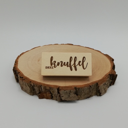 a Lut of stamps Wood Stamp - aLos129 Dikke knuffel