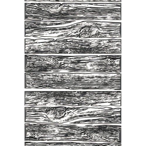 Sizzix 3-D Texture Fades Embossing Folder By Tim Holtz - Mini Lumber