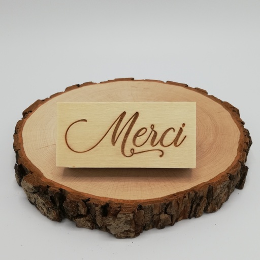 a Lut of stamps Wood Stamp - aLos205 Merci sierlijk