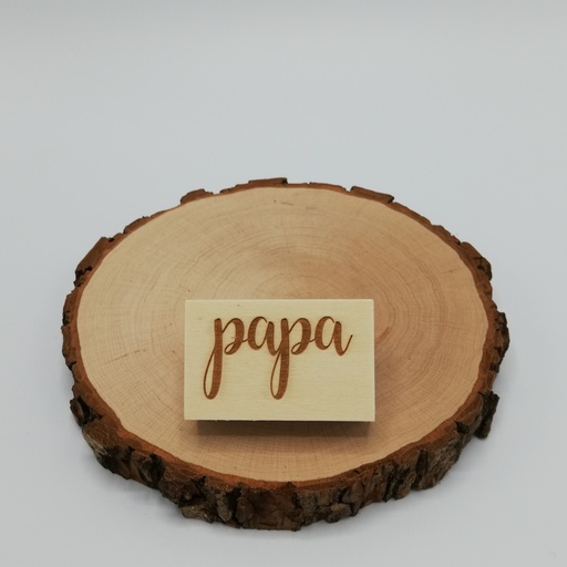 a Lut of stamps Wood Stamp - aLos251 papa