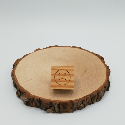 a Lut of stamps Wood Stamp - aLos202Lg Sad Smiley