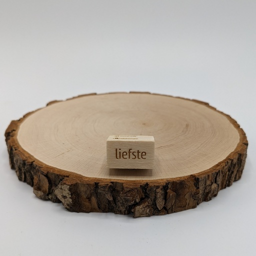 a Lut of stamps Wood Stamp - aLos256 liefste