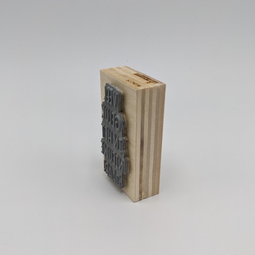 a Lut of stamps Wood Stamp - aLos279 Veel geluk in het nieuwe jaar!