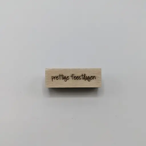 a Lut of stamps Wood Stamp - aLos266 Prettige feestdagen (speels)