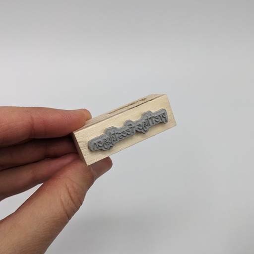 a Lut of stamps Wood Stamp - aLos266 Prettige feestdagen (speels)