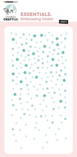 Studio Light 3D Embossing Folder Essentials - Sprinkling Stars nr. 12