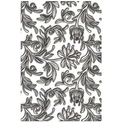 Sizzix Embossing Folder 3-D Texture Fades By Tim Holtz - Mini Botanical