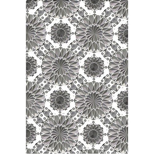 Sizzix Embossing Folder 3-D Texture Fades By Tim Holtz - Mini Kaleidoscope