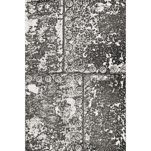 Sizzix 3D Texture Fades Embossing Folder By Tim Holtz - Industrious