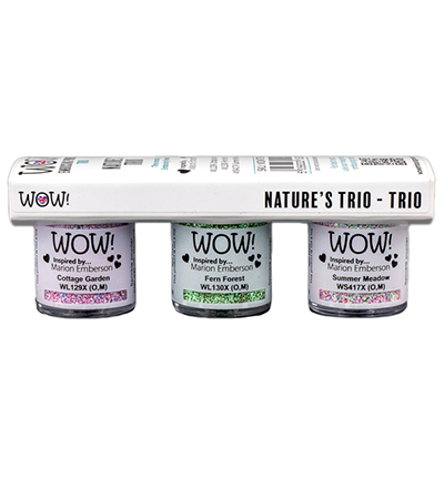 WOW! Embossing Powder 15 ml -  Trio, Natures Trio *Marion Emberson*