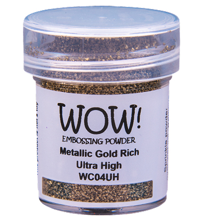 WOW! Embossing Powder 15ml - WC04UH Metallic Gold Rich Ultra High