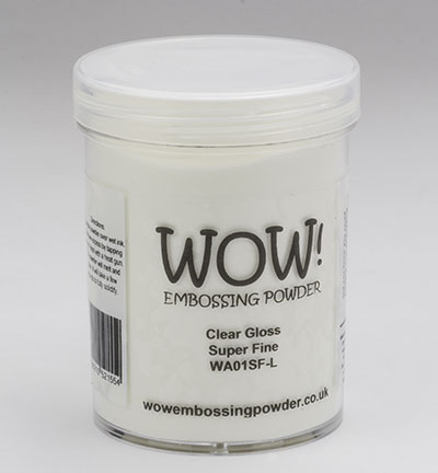 WOW! Embossing Powder 160ml - Clear Gloss Super Fine