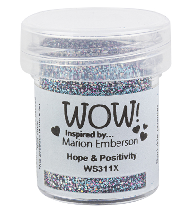WOW! Embossing Powder 15ml - WS311X  Hope & Positivity - X