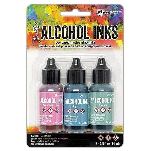 Tim Holtz Alcohol Ink Kit - Getaway 3/Pkg