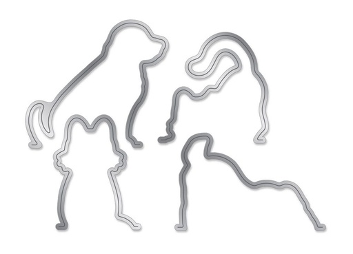 Gemini Clear Stamps & Dies Set - Cute Character Paw-sitively Perfect