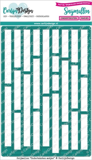 CarlijnDesign Cutting Dies - CDSN-0254 Onderteksten Matjes