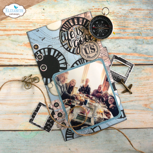 Elizabeth Craft Designs Cutting Dies - 1942 Iris Shutter Add Ons