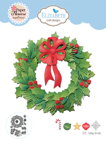 Elizabeth Craft Designs Cutting Dies - 2271 Holiday Wreath