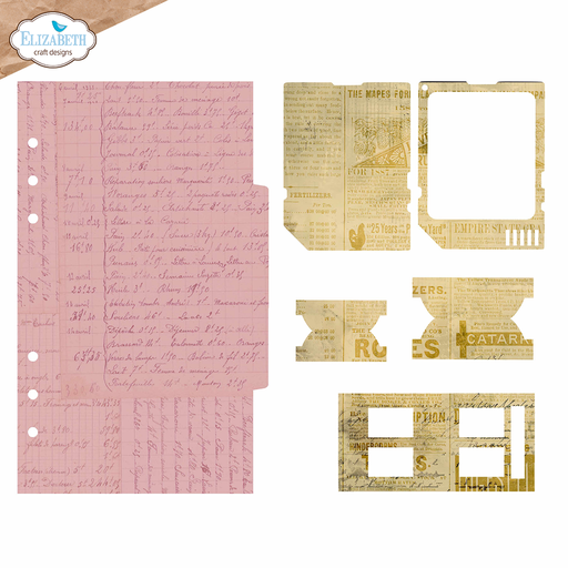 Elizabeth Craft Designs Cutting Dies - 2281 Page with large tab 2