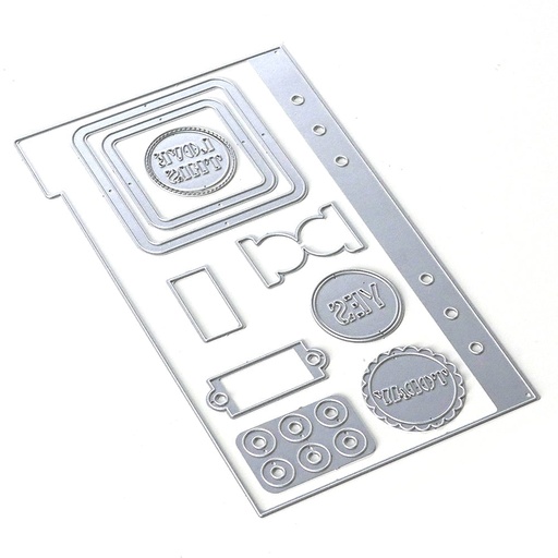Elizabeth Craft Designs Cutting Dies - 1603 Planner Essentials - 1