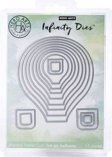 Hero Arts Infinity Dies (H) - DI597 Hot Air Balloons