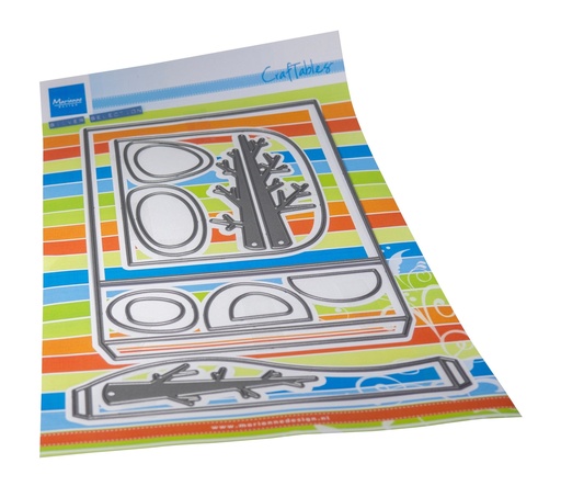 Marianne Design Cutting Dies Craftables - CR1637 Box Card Small