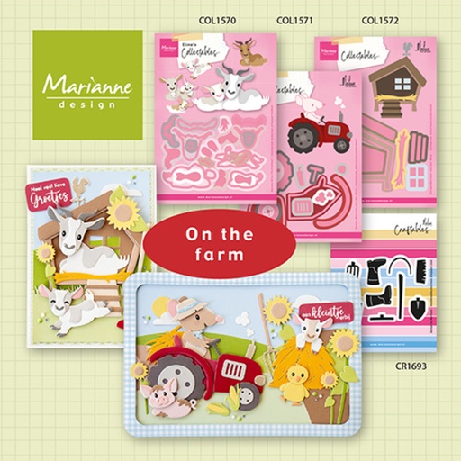 Marianne Design Cutting Dies Collectables By Marleen - Tractor