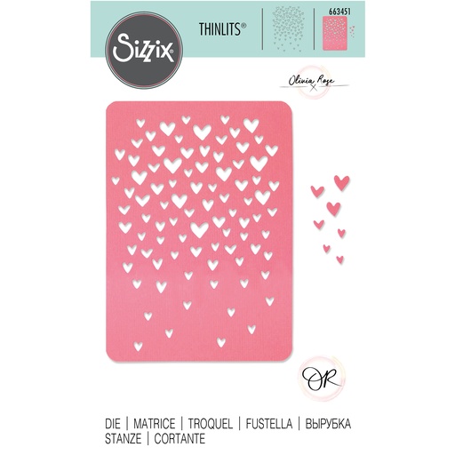 Sizzix Thinlits Dies By Olivia Rose 23/Pkg - Drifting hearts