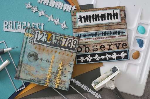 Sizzix Thinlits Dies By Seth Apter 7/Pkg - 666906 Borderlines