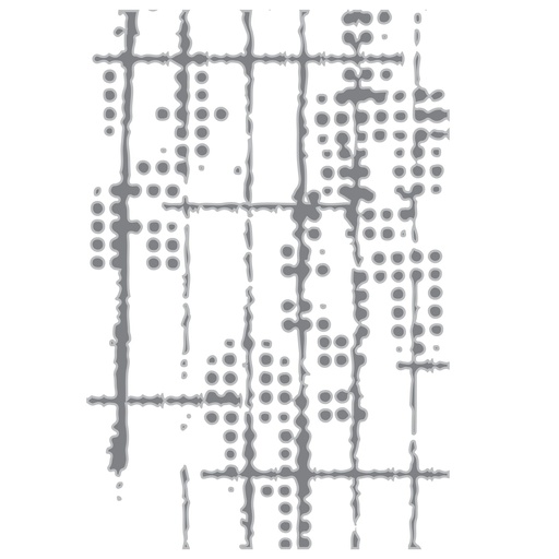 Sizzix Multi-Level Embossing Folder By Seth Apter - Dot Matrix