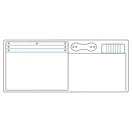 Sizzix ScoreBoards XL Die 6"X13.75" By Eileen Hull - 663638 Pocket Notebook
