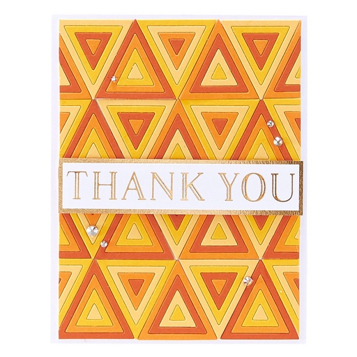 Spellbinders Cutting Dies - Color Block Mini Triangles