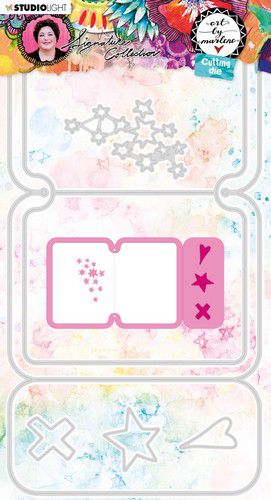 Studio Light Embossing Die Cut - Stencil Art By Marlene 5.0 nr. 04