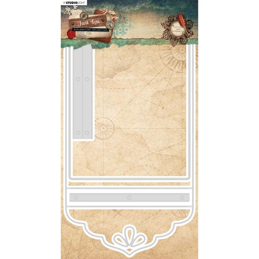 Studio Light Embossing Die Cut Stencil - Just Lou Exploration Collection nr. 05