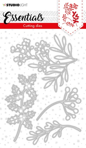 Studio Light Cutting Die Christmas Essentials - Twigs 105x148mm nr. 62