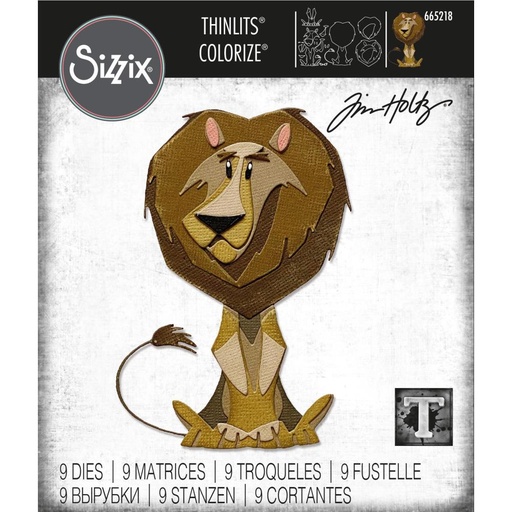 Sizzix Thinlits Dies By Tim Holtz 9/Pkg - Harrison Colorize
