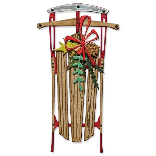 Sizzix Thinlits Dies By Tim Holtz 12/Pkg - 666339 Vintage Sled