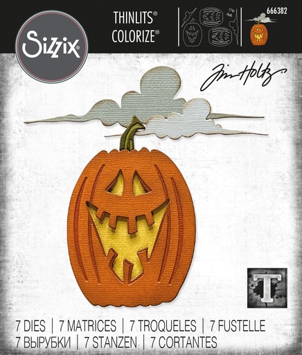 Sizzix Thinlits Dies By Tim Holtz 7/Pkg - 666382 Edison Colorize