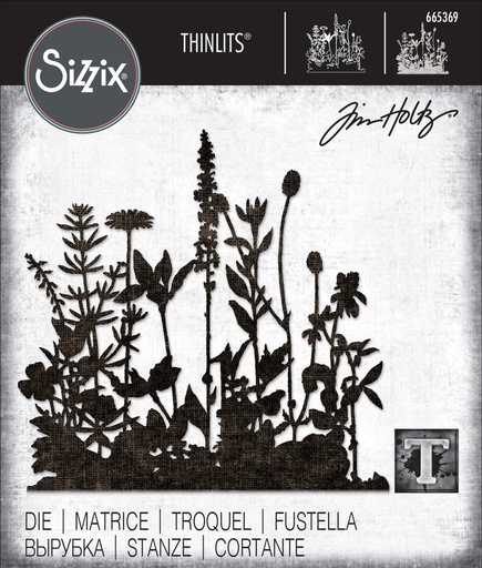 Sizzix Thinlits Dies By Tim Holtz 1/Pkg - Flower Field