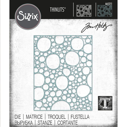 Sizzix Tim Holtz Thinlits Die Bubbling