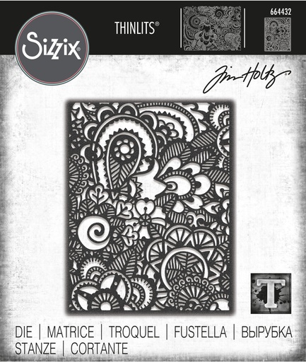 Sizzix Thinlits Dies By Tim Holtz 1/Pkg - Doodle Art #2