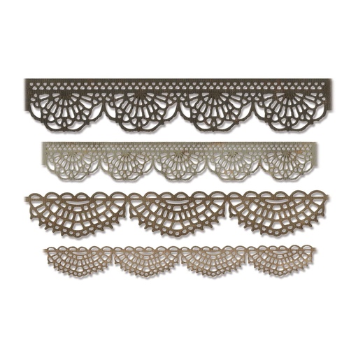 Sizzix Thinlits Dies By Tim Holtz 4/Pkg - Crochet