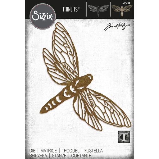 Sizzix Thinlits Dies By Tim Holtz - Perspective Moth