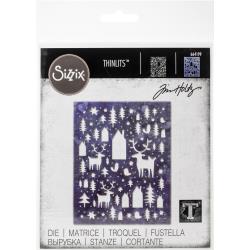 Sizzix Thinlits Dies By Tim Holtz 1/Pkg - Nordic Winter