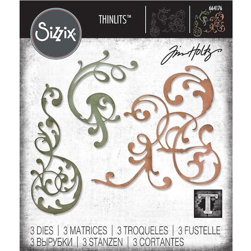 Sizzix Thinlits Dies By Tim Holtz 3/Pkg - Adorned