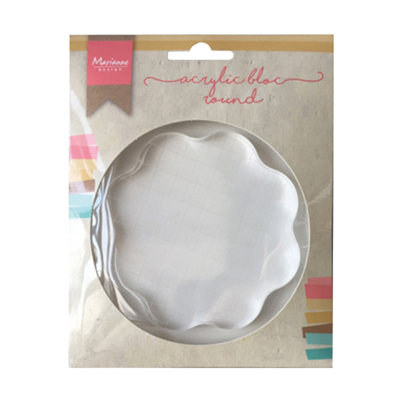 Marianne Design Acrylic Clear Stamp Block - Large Circle