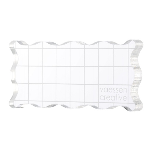 Vaessen Creative Acryl Stempelblok 9x4x0,8cm